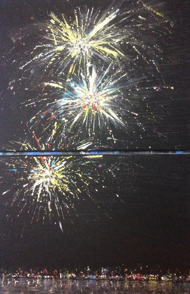 4th of July in two panels