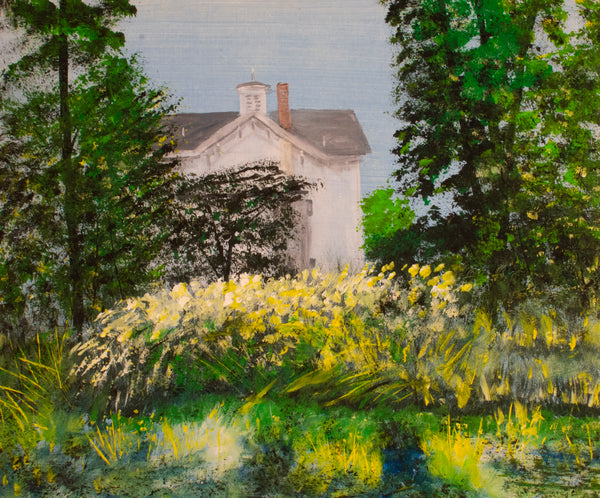 Behind the Old School House is a garden