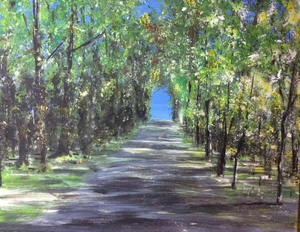 At old Lakeshore Drive late day is bright