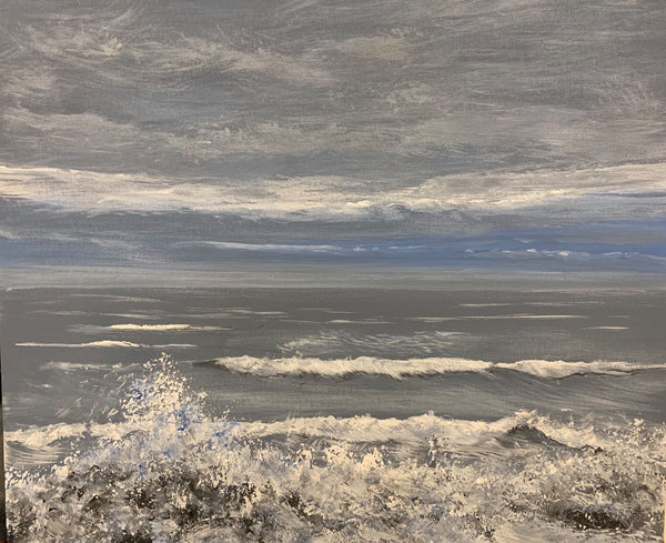 Cloudy late afternoon on the Great Huron Lake