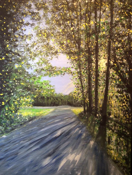 Don't the sun look good by shining through the trees