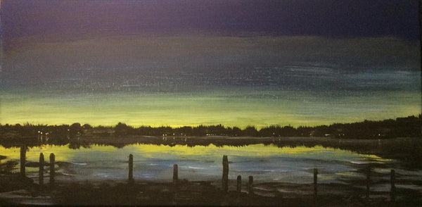 The empty docks are cold, quiet and alone