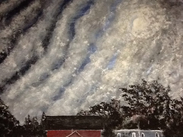 The extraordinary bank of altostratus clouds