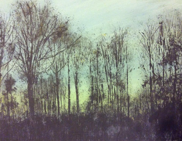 Versing on the blowing-bare woods