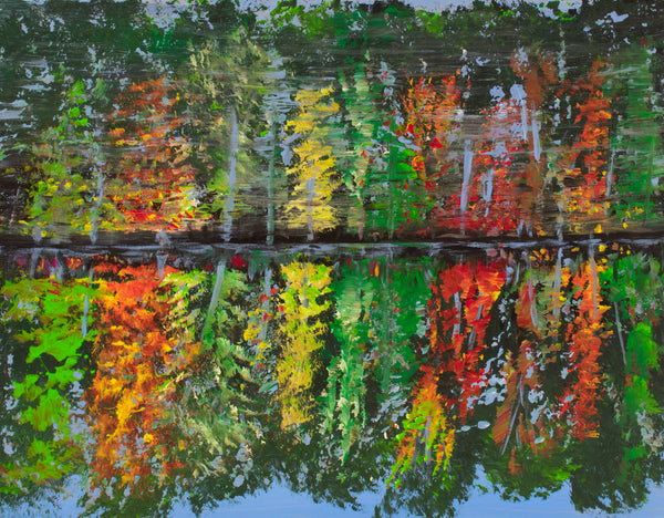 Mid-October on an inland Michigan lake