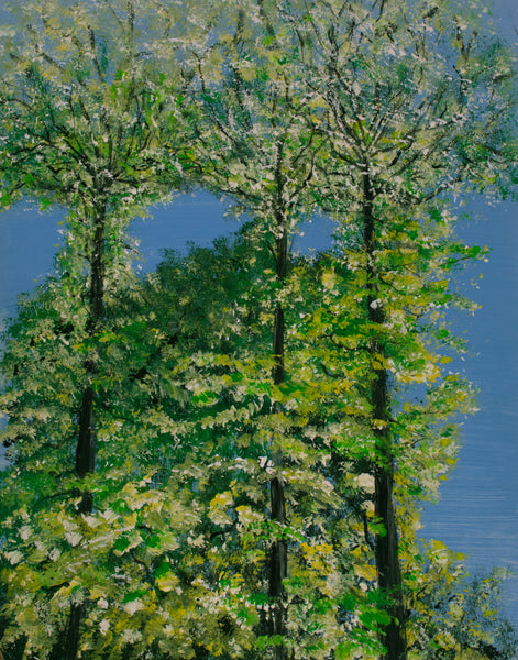 And light against leaves