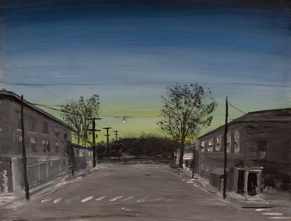 Old resort town, early Spring