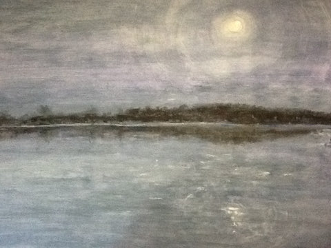 Blue Moon over Wade's Bayou