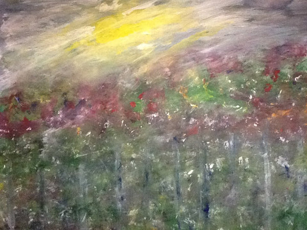 Here in the woods along the lakeshore
