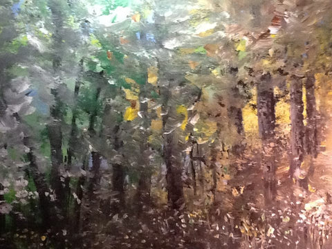 In the woods at the lake