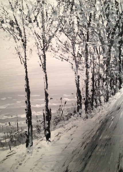 January 6 along the old Lake Michigan shore