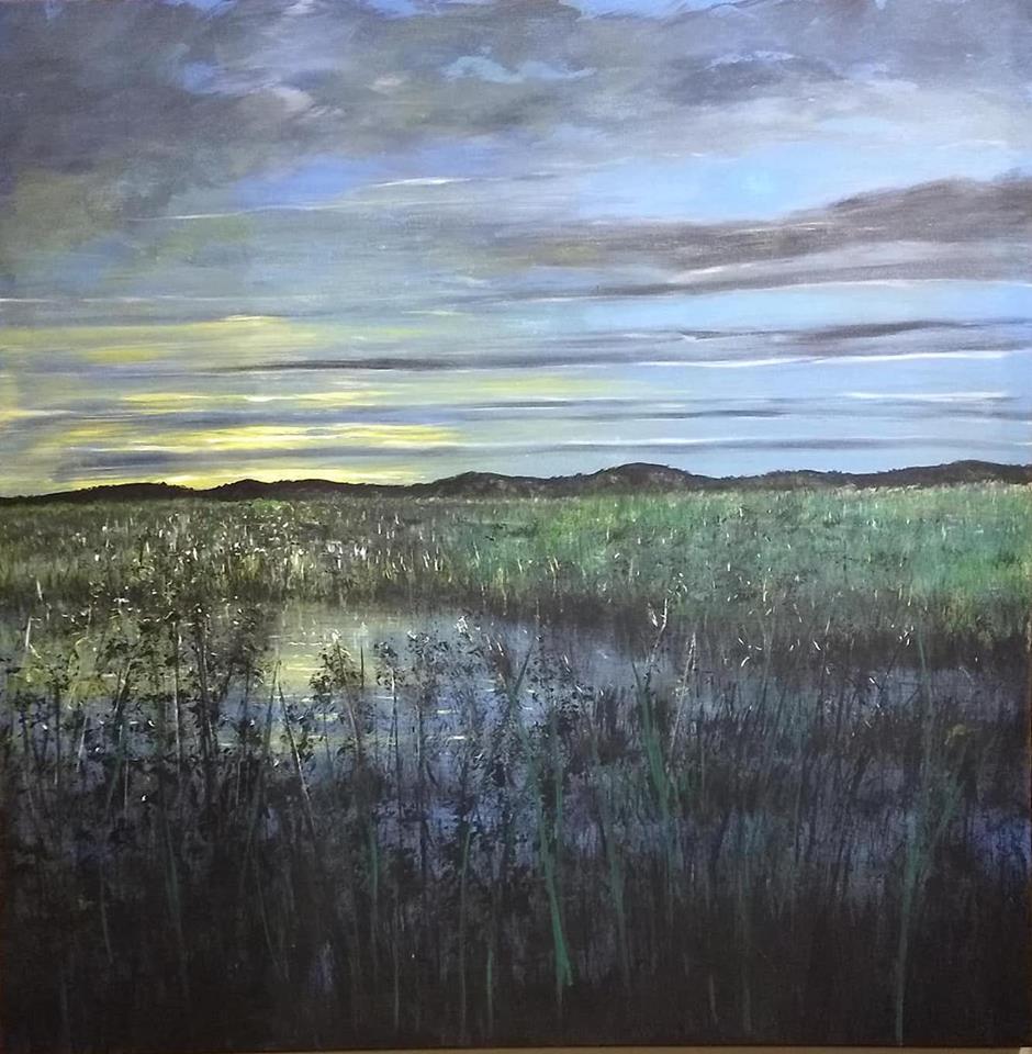 ArtPrize entry. Sunrise on the Kalamazoo Watershed just east of Douglas and Saugatuck