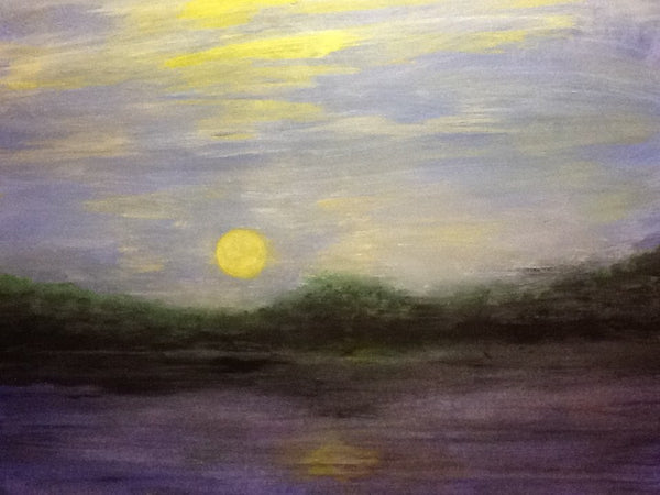 The full moon of July 22 rose over the Kalamazoo