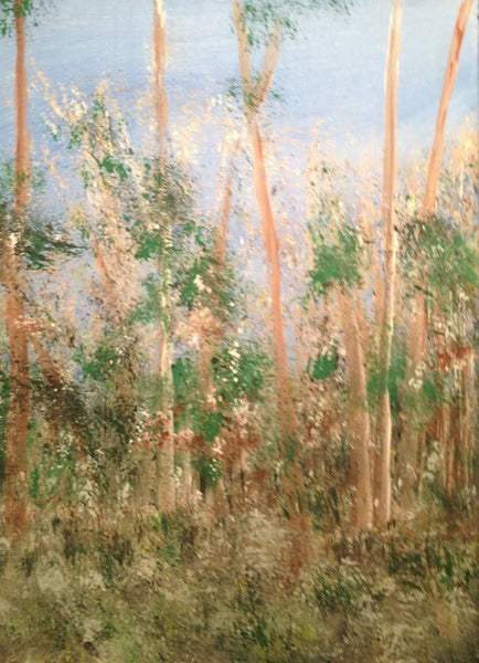 Three views of an early spring woods #3