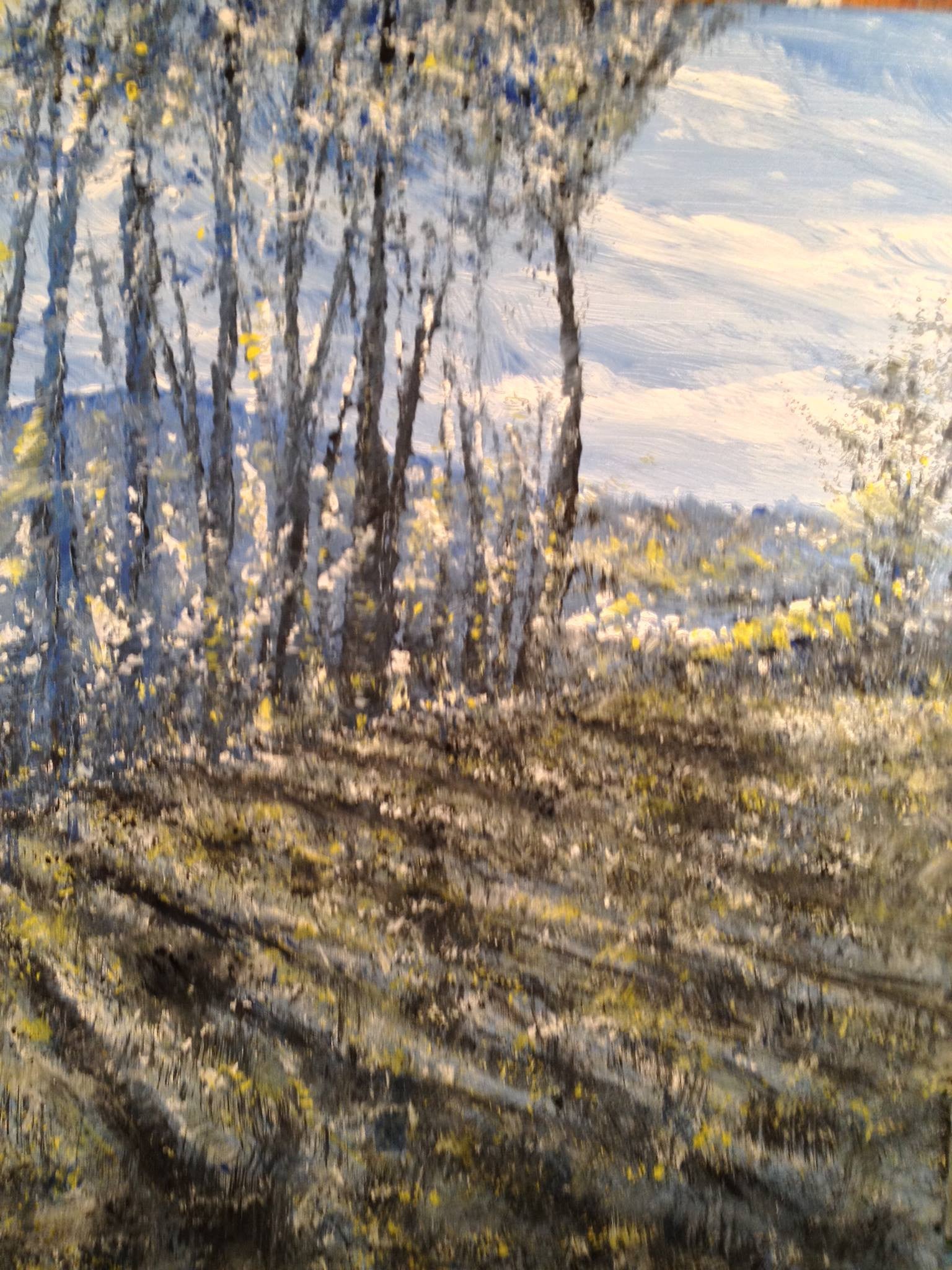 Trees at the front of the dune